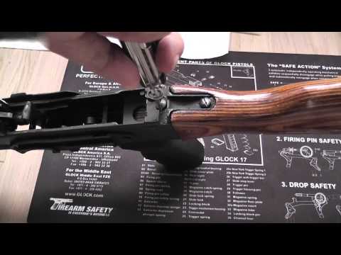 how to take off ak 47 stock