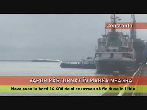 Operațiune de aducere la mal a navei cu 14.000 de oi, răsturnată în Marea Neagră