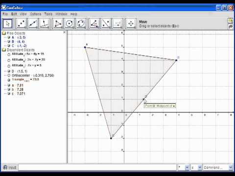 how to draw euler line