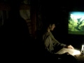 Dentro il MUSEO DELLA GUERRA di Caporetto/Kobarid (parte 2).  Al secondo piano. Una ricostruzione dell'interno di una caverna artificiale con una registrazione che legge la triste lettera di un soldato. Un minifilmato ripreso (con la macchina fotografica digitale) domenica 8 luglio 2007, facente parte di una serie di video della gita il cui resoconto si può leggere su http://ferrimarco.blogspot.com