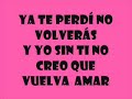 Ya te perdi