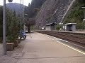 InterRegio arrives in Triberg, Black Forest InterRegio arrives in Triberg, Black Forest