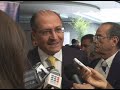 Geraldo Alckmin comenta a importância do encontro do PSDB realizado em Curitiba, tratando o desenvolvimento urbano