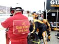 Up close view of race in the pits at Michigan International Speedway