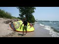 Kitesurfing Big Sandy Bay - Wolfe Island