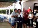 A, D and R singing at Los balleneros 2008