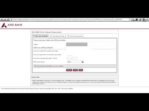 how to recover axis bank customer id