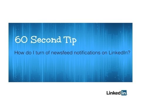 how to turn off linkedin notifications
