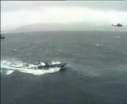 RIB In Rough Conditions (Big A Seas)
