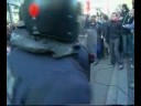 http://www.bolchevique.tk La policía Carga contra los estudiantes en Barcelona que protestan contra el plan Bolonia