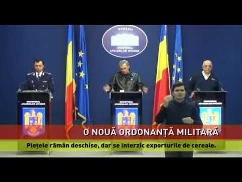 Ordonanța Militară 8, în vigoare
