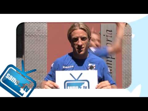 Ziegler en la presentaci&oacute;n de Samp TV