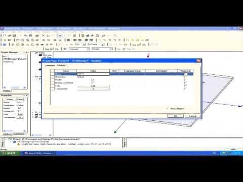 how to draw triangle in hfss