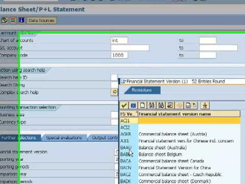 how to define fsv in sap