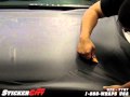 3M Di-Noc Carbon Fiber Vinyl Hood Install.mpg