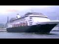 大型豪華客船　STATENDAM　汽笛3発　神戸港出港