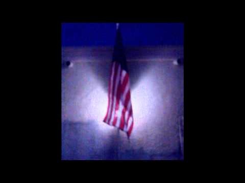 how to properly illuminate a flag