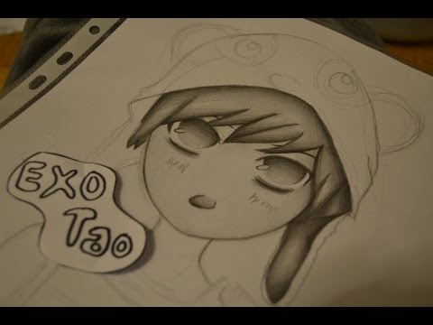 how to draw exo chibi
