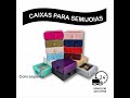 Caixas Gaveta com Borda Personalizadas P/ Joias & Semijoias - 7x7x2,8