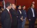 Recepción del Ciudad de Santiago en el ayuntamiento