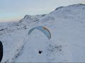 Scafell Pike winter paragliding