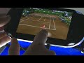 new off-screen gameplay straight from e3 2011 for the game virtual tennis 4 on the playstation vita.