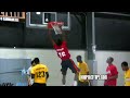 Here is Quincy Miller putting in work at the Scoutsfocus Elite 80 held in Greensboro, NC. In the first half of their 2nd game, a group of hecklers were talking to Quincy the whole time. Quincy responded by dominating the opposing team by himself in the first half. Needless to say there wasn't much talking going on in the 2nd half of play.