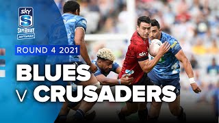 Blues v Crusaders Rd.4 2021 Super rugby Aotearoa video highlights