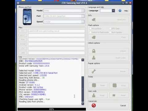 how to repair efs i9300 with z3x