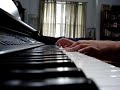 welcome home on piano