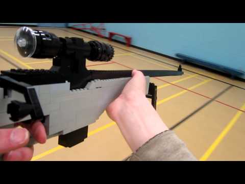 L118A - The L118A Bolt Action Sniper Rifle built entirely from LEGO! This Sniper is featured in Call of Duty: Modern Warfare 3. Here it is Life Size and from LEGO. V...