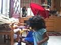 Haasini firsttime with tricycle
