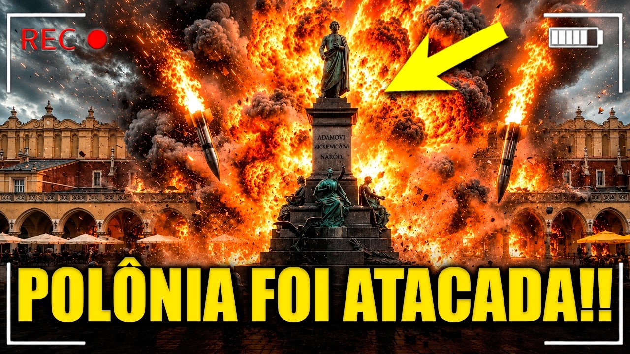 Putin BOMBARDEIA POLÔNIA com ataque massivo e OTAN EMITE ALERTA