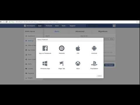 how to make a facebook app