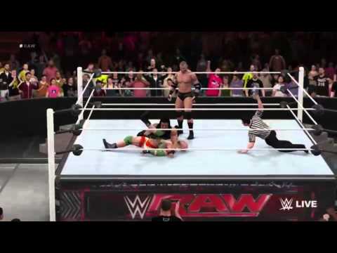 Randy Orton vs. Roman Reigns vs. Ryback (#1 Contenders Match) | Raw | April 6, 2015