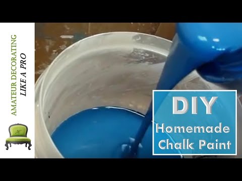 how to make your own chalk paint