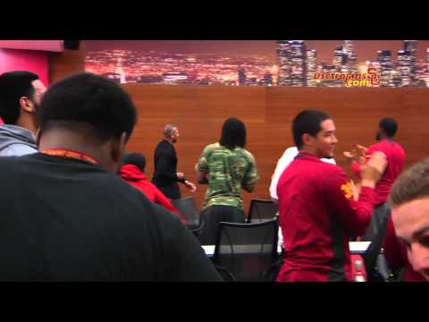 USC Football - Dr. Dre Suprises the Trojans