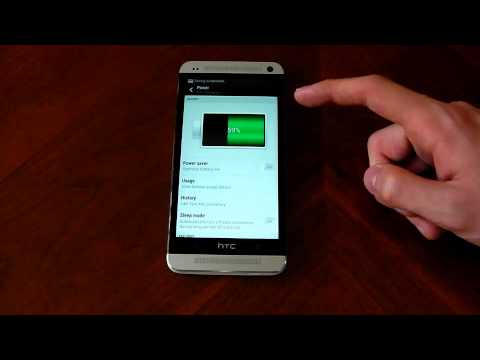 how to save htc one v battery