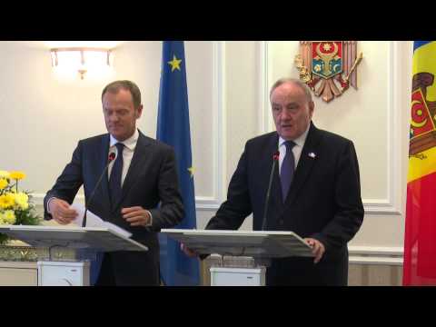 Дональд Туск: «Европейский Союз останется другом и убежденным сторонником Республики Молдова» 
