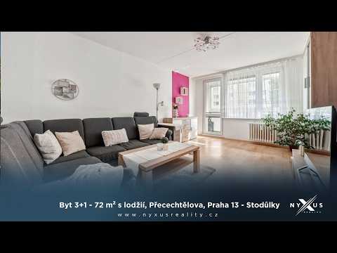 Video Prodej bytu 3+1 - 72 m² + lodžie 7 m² + sklep 5 m², Přecechtělova, Praha 13 - Stodůlky