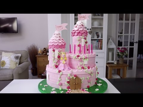 How To Make A Princess Castle Cake - Part 1