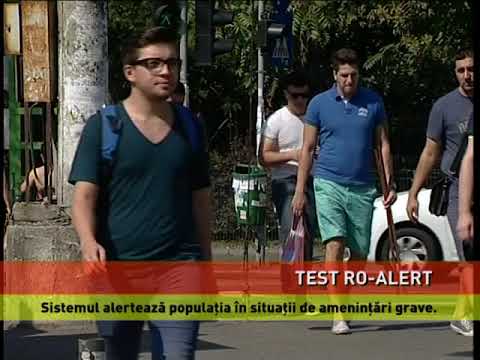 Sistemul RO-ALERT, testat în București