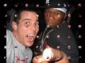 an interview between steve-o  from wildboyz & dj whoo kidd , katt williams the comedian
funny as hell
kanye west

50 cent dj whoo kidd steve-o