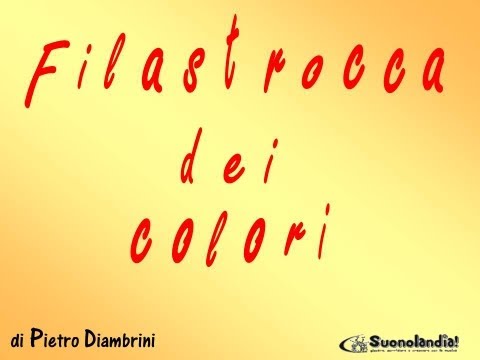 FILASTROCCA DEI COLORI - Canzoni per bambini di Pietro Diambrini