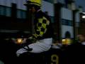 Grand Palace leaves paddock at Wolverhampton