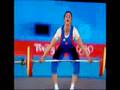 Russian WeightLifter Svetlana Tsarukaeva Bangs Head.