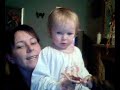 my wee daughter singing happy birthday