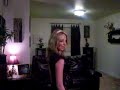 sexy strip tease Karina Kile big boobs
