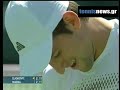 Djokovic loses racket but wins point with Nadal