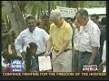 Charity during disasters are seen thoughout the world.